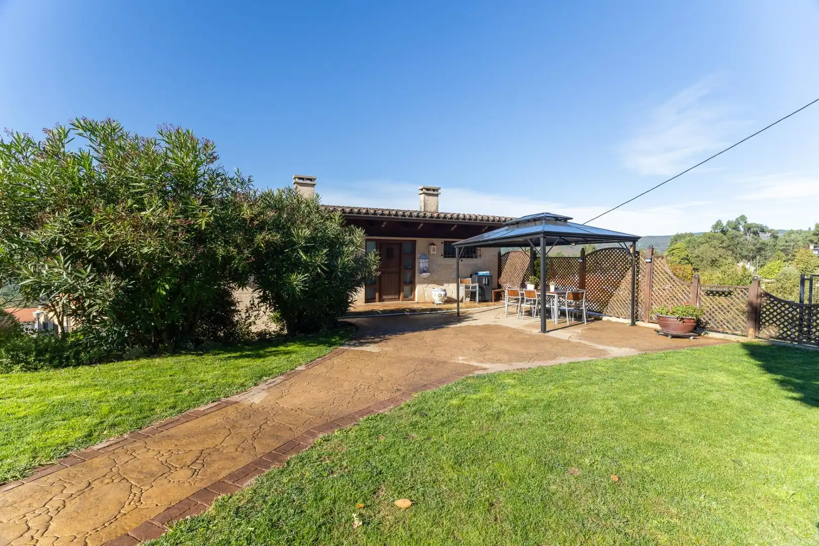 Jardín de Casa o chalet en venta en A Cañiza   con Calefacción, Jardín privado y Terraza