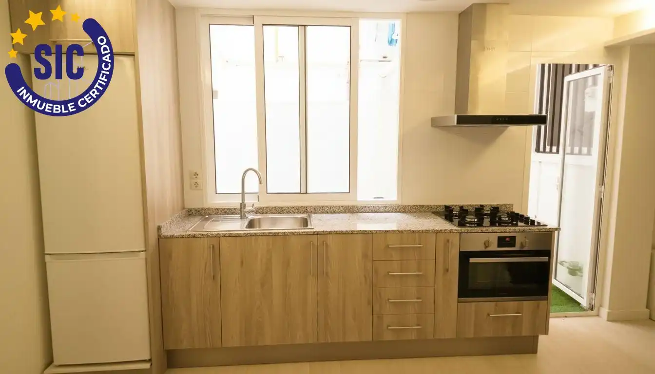 Cocina de Piso en venta en Valencia con Terraza