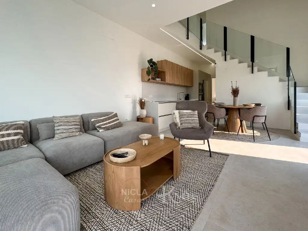 Sala d'estar de Casa o xalet en venda en Vera amb Aire condicionat, Terrassa i Piscina