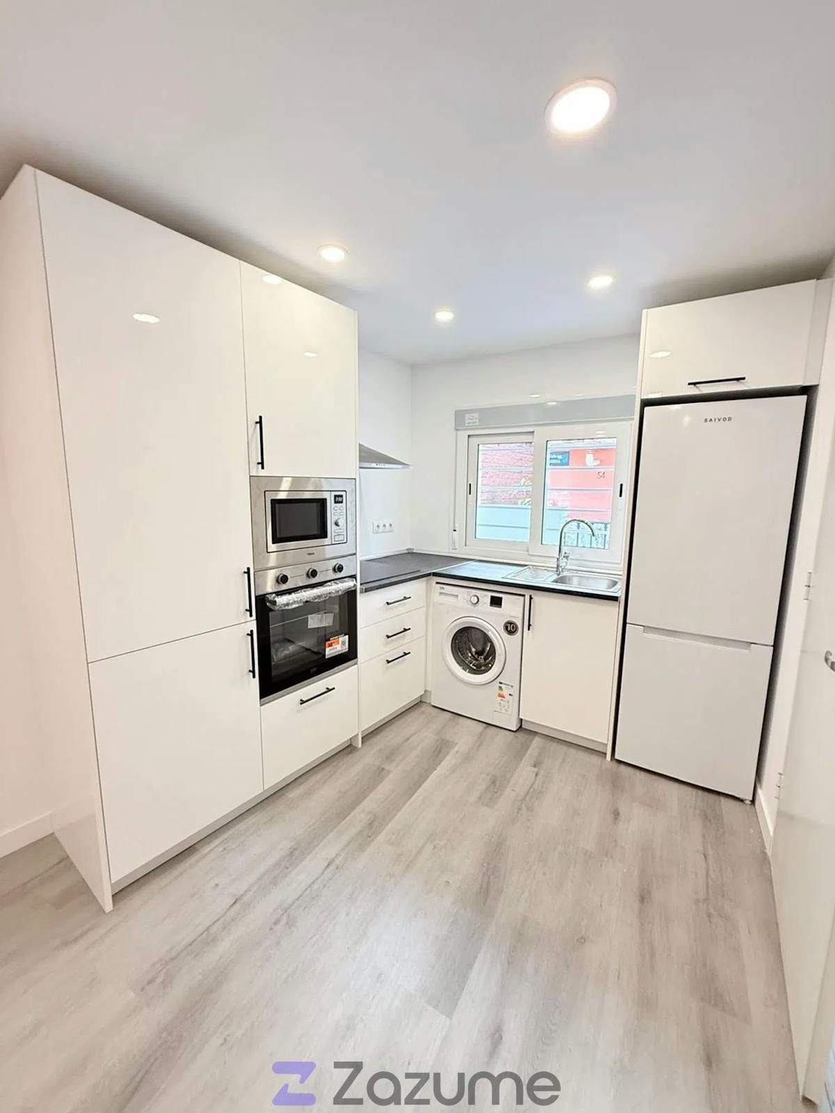 Cuina de Casa adosada de lloguer en Málaga Capital amb Aire condicionat, Parquet i Terrassa