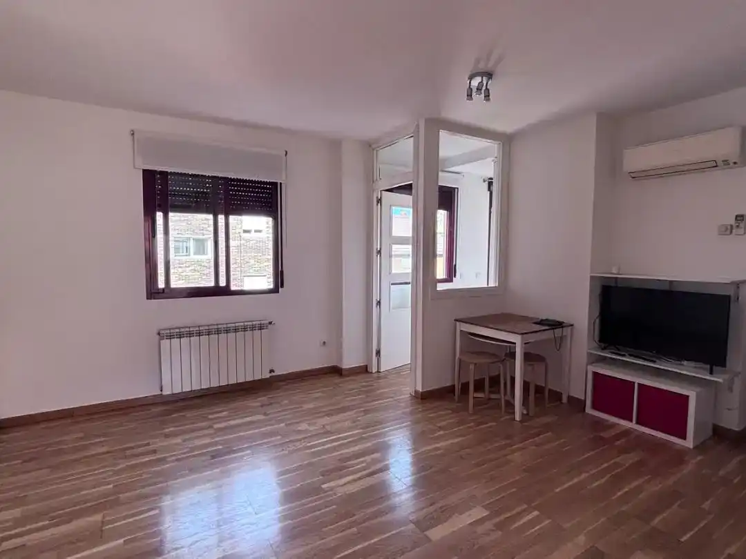 Sala de estar de Piso en venta en Madrid con Aire acondicionado, Parquet y Amueblado