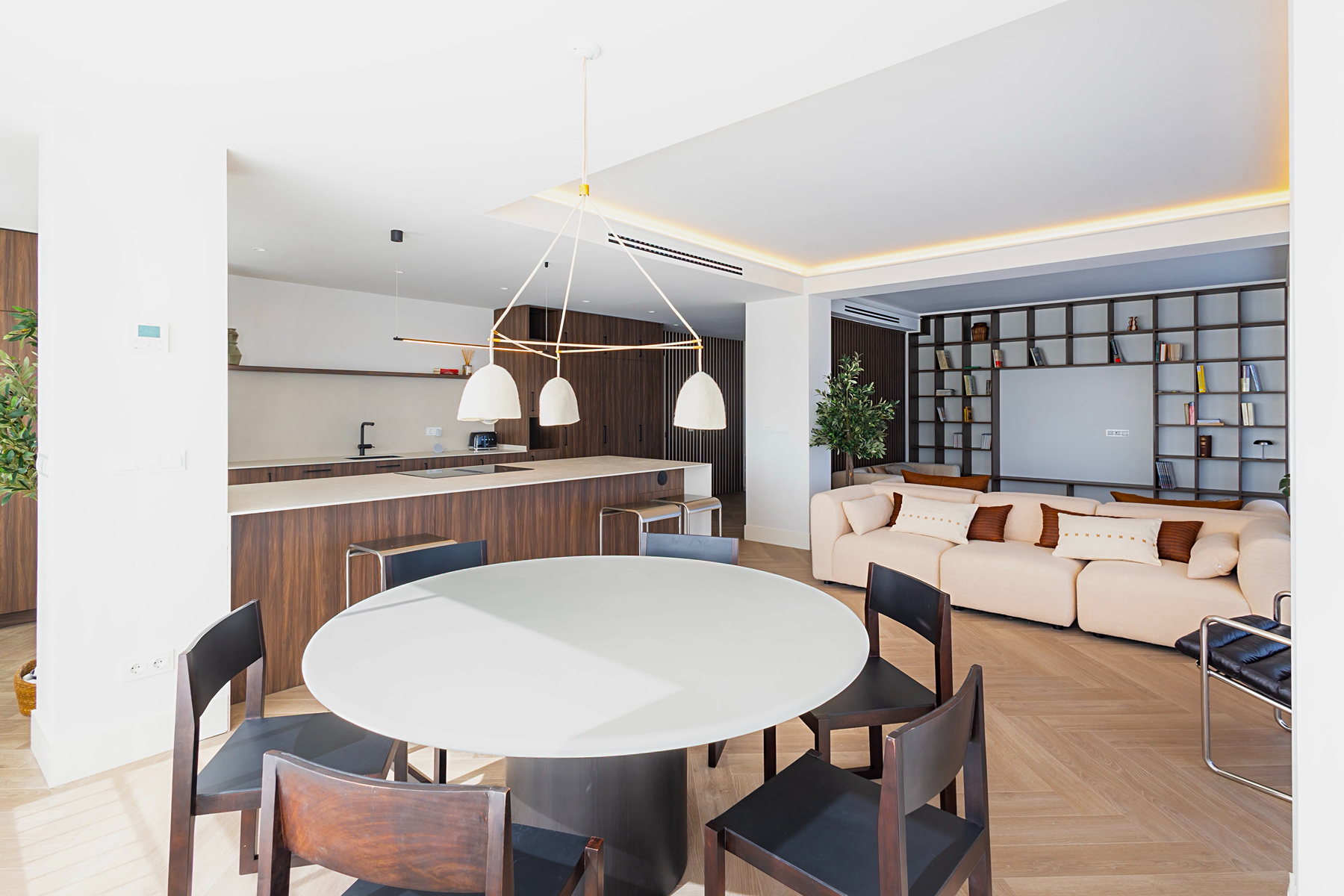Menjador de Apartament en venda en  Madrid Capital amb Aire condicionat, Calefacció i Terrassa