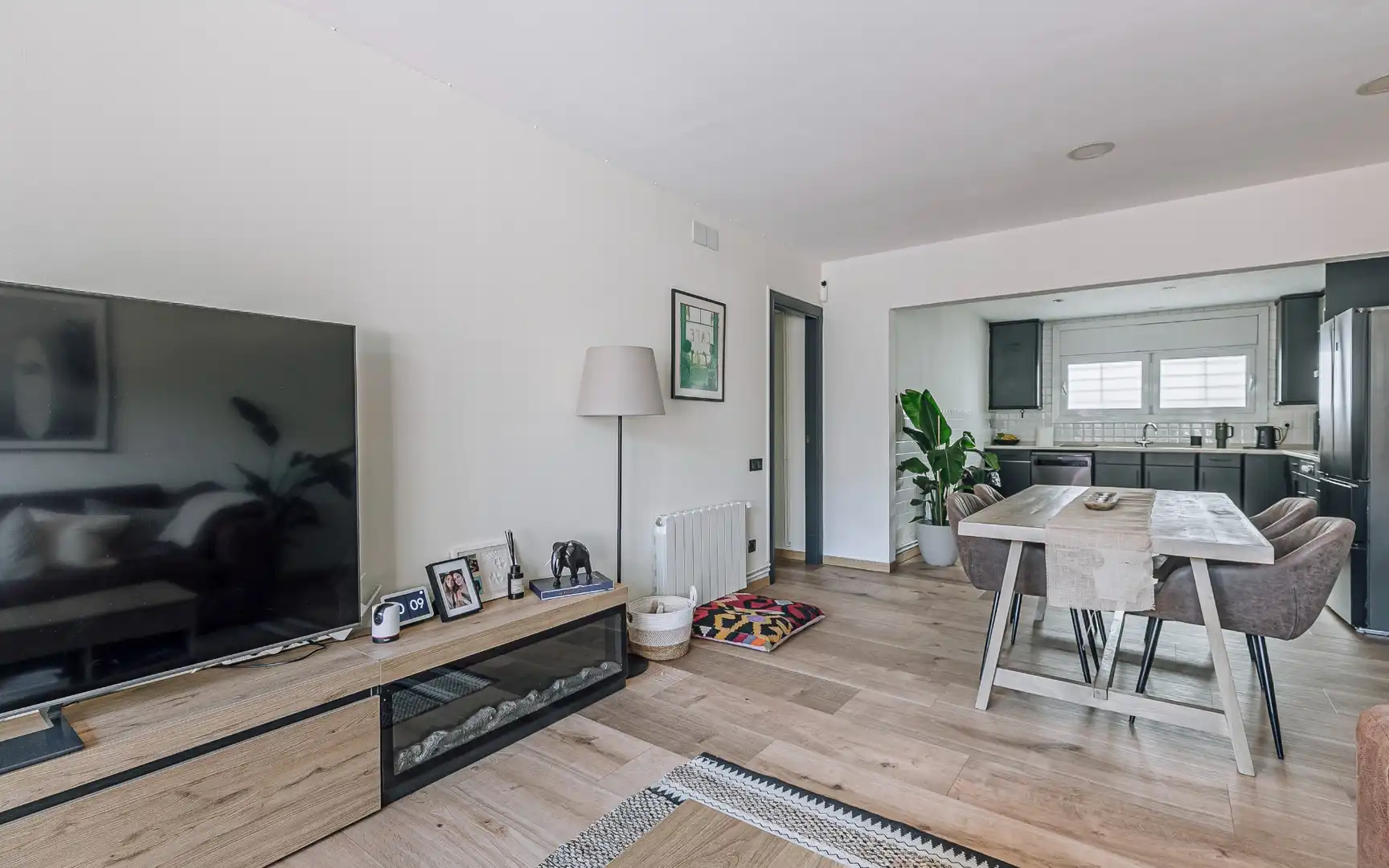 Sala de estar de Ático en venta en Badalona con Aire acondicionado, Calefacción y Terraza