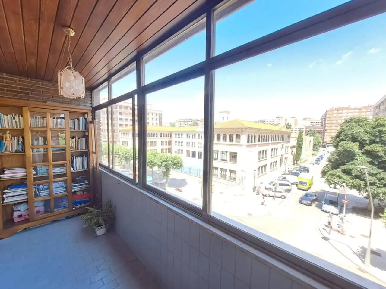 Exterior view of Flat for sale in Burgos  with Heating, Terrace and Alarm