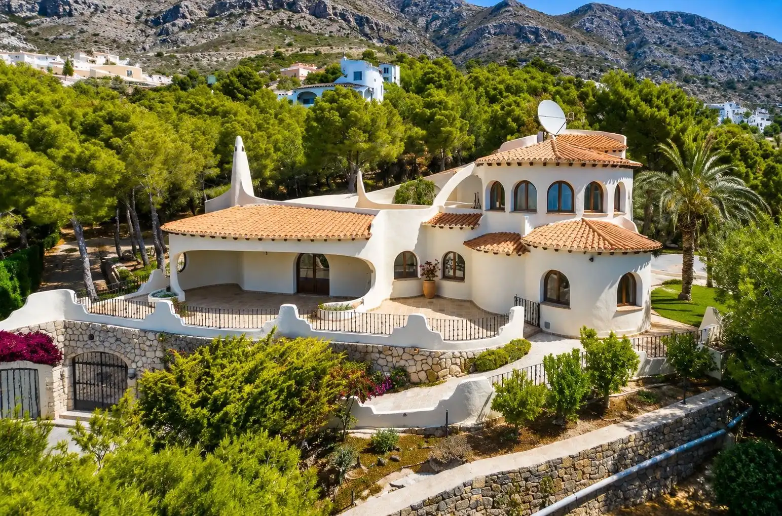 Vista exterior de Casa o chalet en venta en Altea con Aire acondicionado, Calefacción y Jardín privado