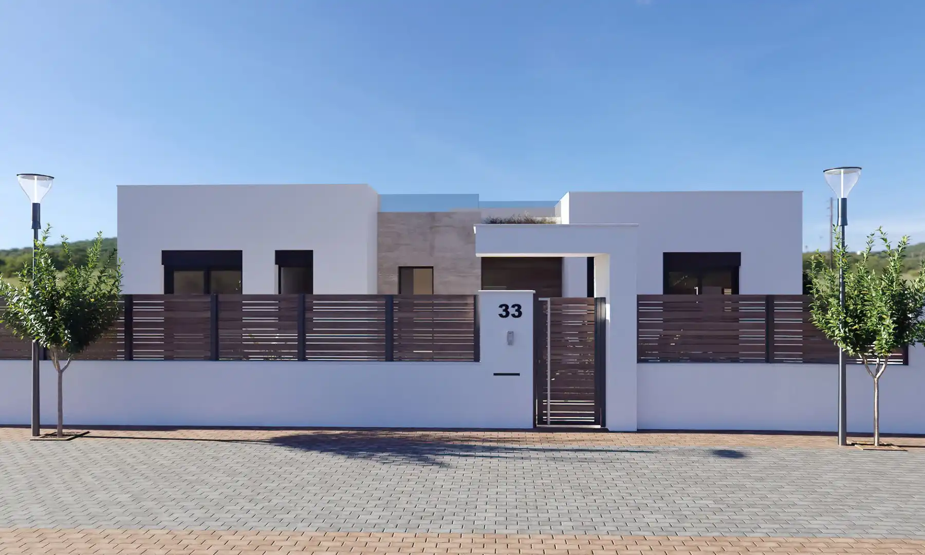 Vista exterior de Finca rústica en venta en Alhama de Murcia con Aire acondicionado, Jardín privado y Piscina