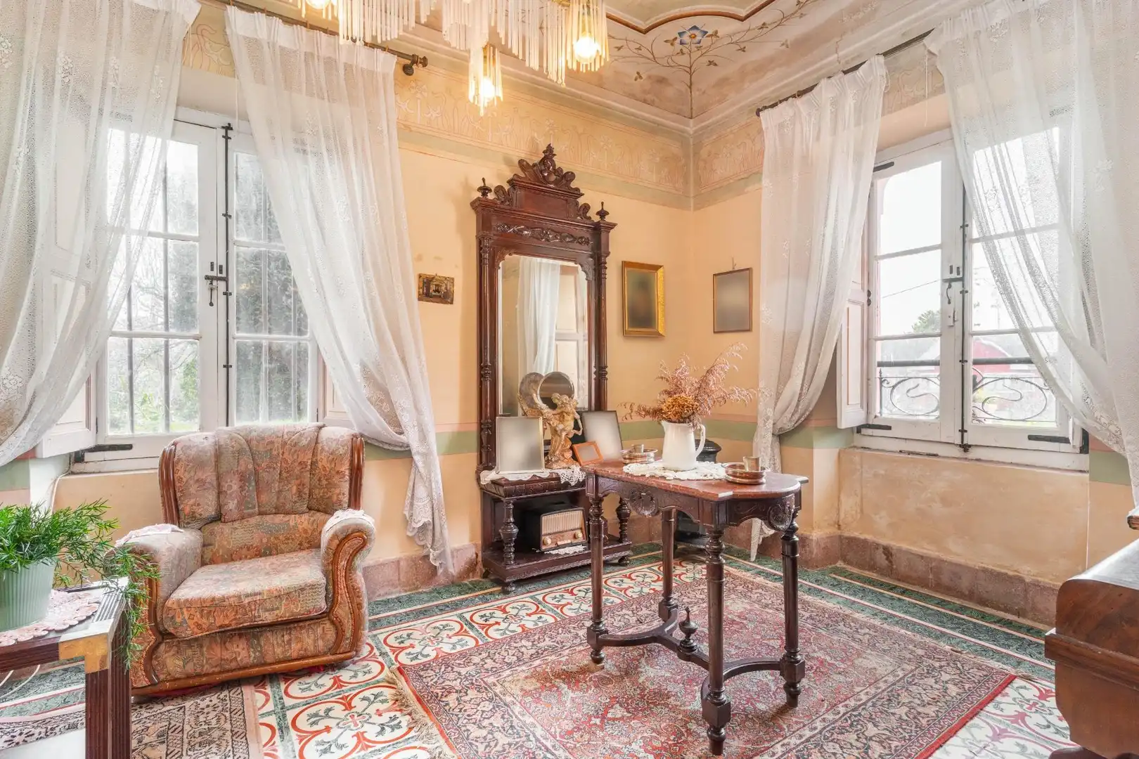 Sala de estar de Casa o chalet en venta en Tapia de Casariego con Jardín privado, Amueblado y Balcón