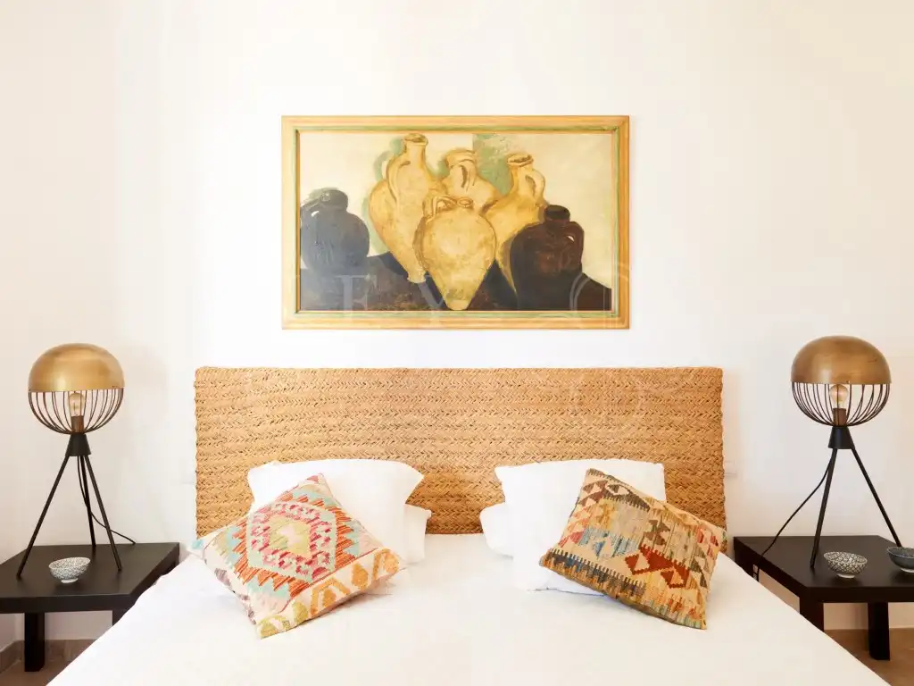Bedroom of Houses for sale in Es Castell  with Air Conditioner, Heating and Private garden