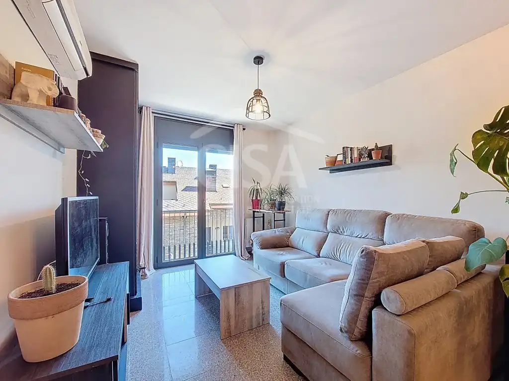 Living room of Flat for sale in Montferrer i Castellbò  with Air Conditioner, Oven and Washing machine