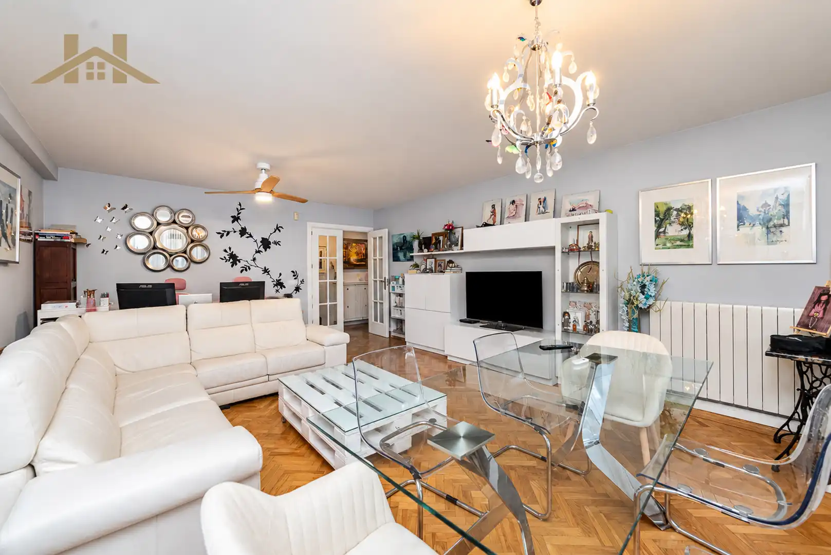 Sala de estar de Piso en venta en Avenida Europa
