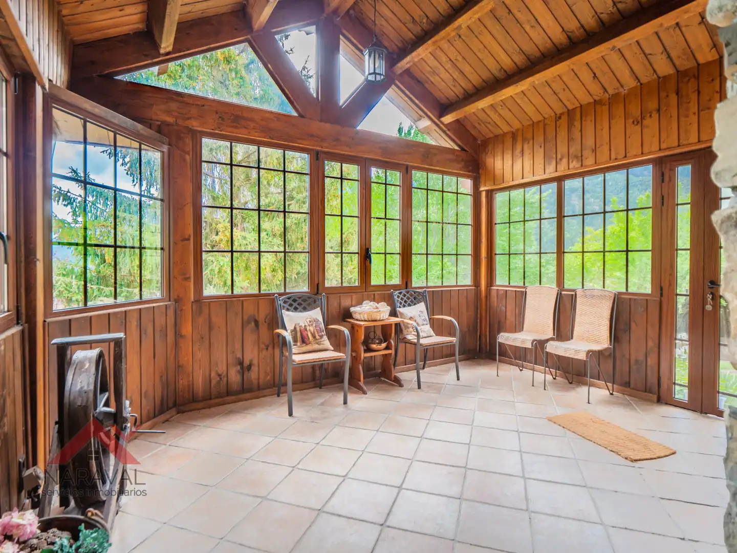 Terraza de Casa o chalet en venta en Fiscal con Aire acondicionado, Calefacción y Jardín privado