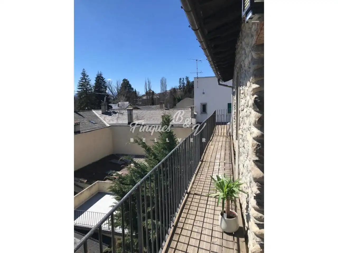 Terrace of Flat for sale in Bourg - Madame  with Heating, Parquet flooring and Furnished