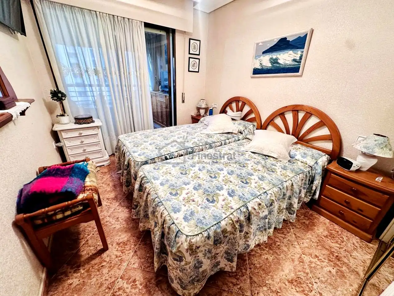 Schlafzimmer von Wohnungen zum Verkauf in Finestrat mit Klimaanlage, Privatgarten und Terrasse