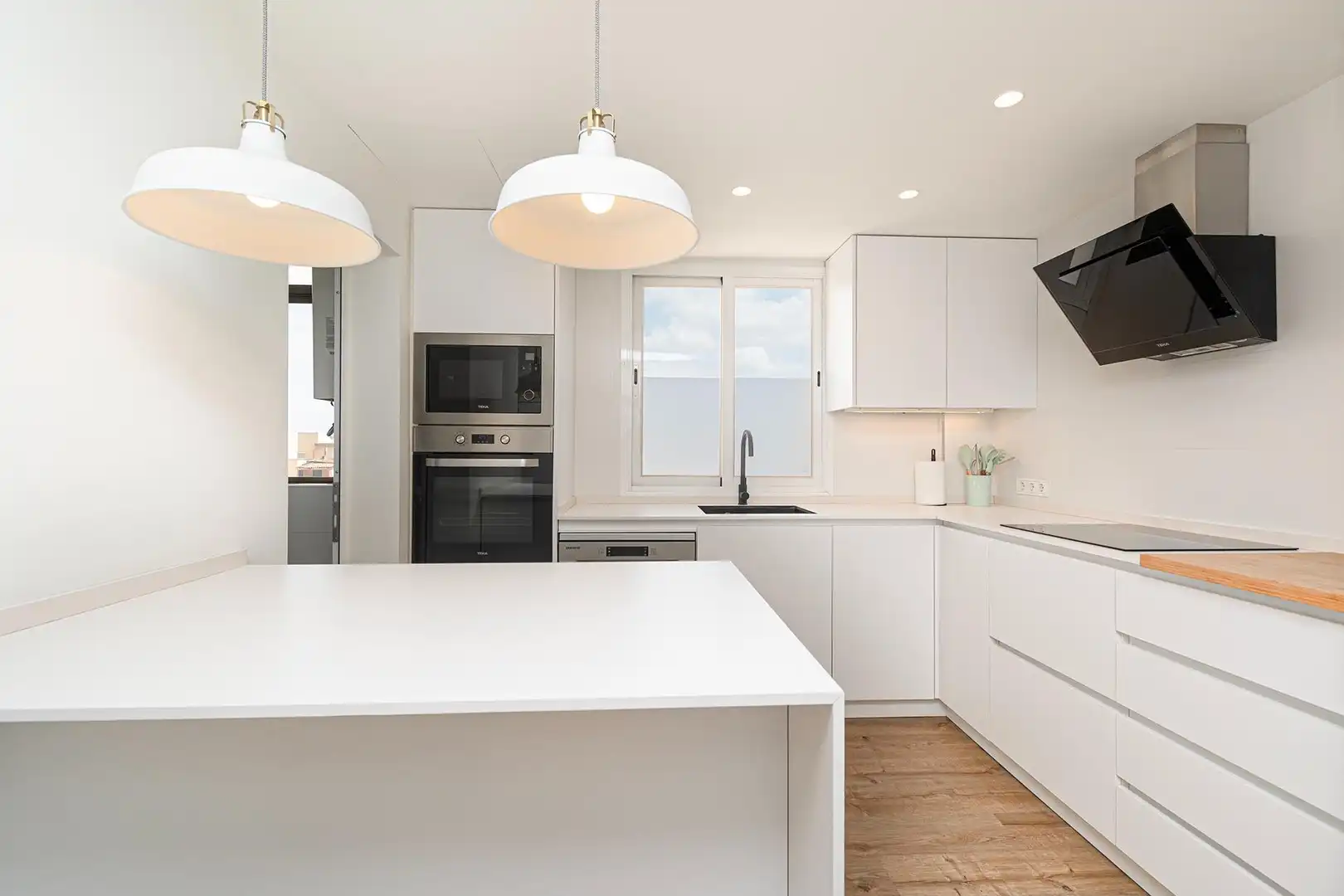 Cocina de Piso de alquiler en  Palma de Mallorca con Aire acondicionado, Calefacción y Amueblado