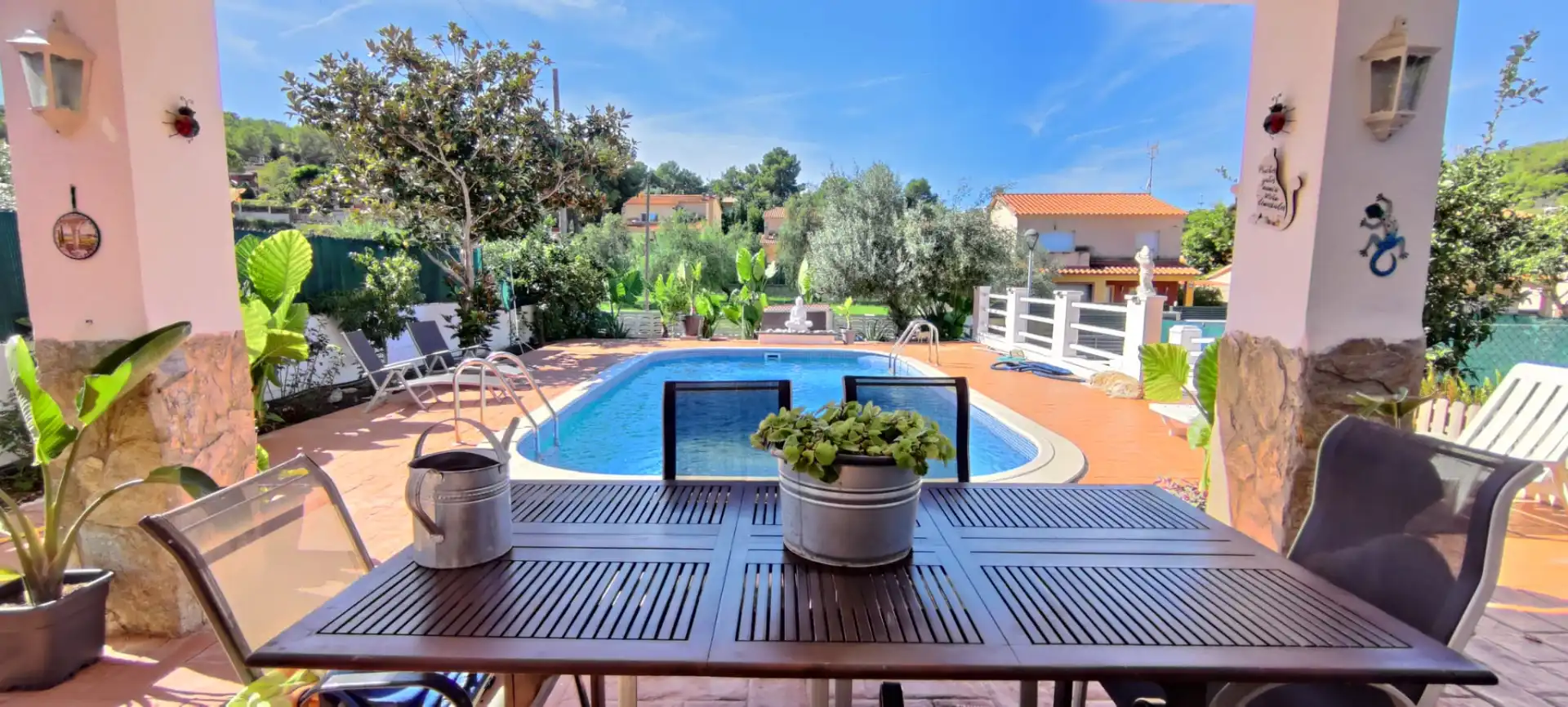 Piscina de Casa o chalet en venta en Cunit con Aire acondicionado, Calefacción y Jardín privado
