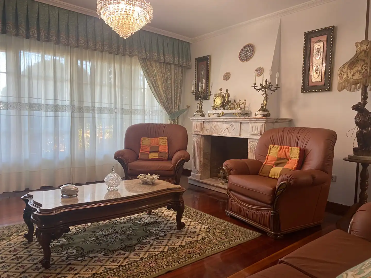 Sala de estar de Casa o chalet en venta en Dodro con Calefacción, Jardín privado y Parquet