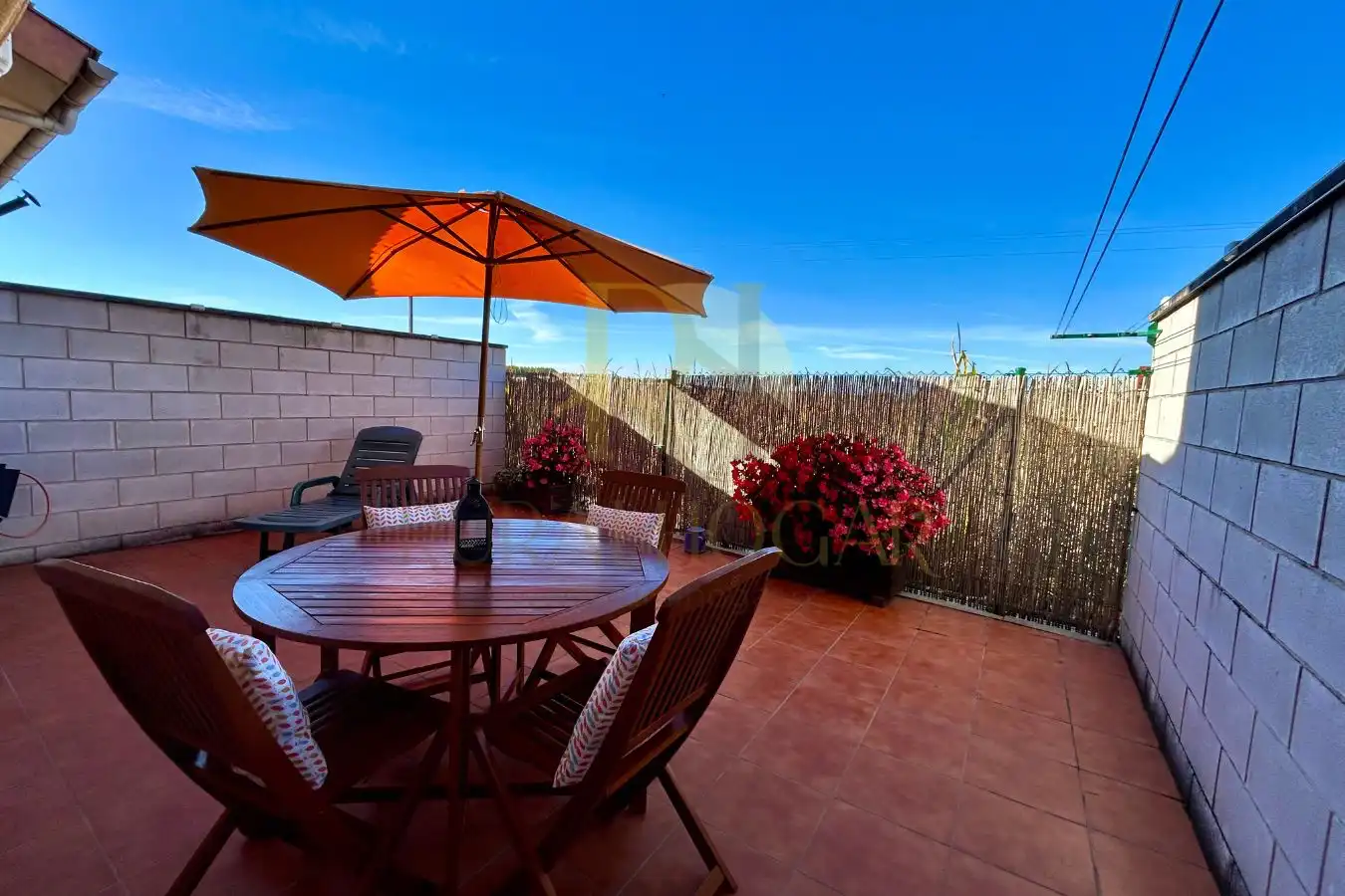 Terrasse von Haus zum Verkauf in Soto de la Vega mit Heizung und Möbliert