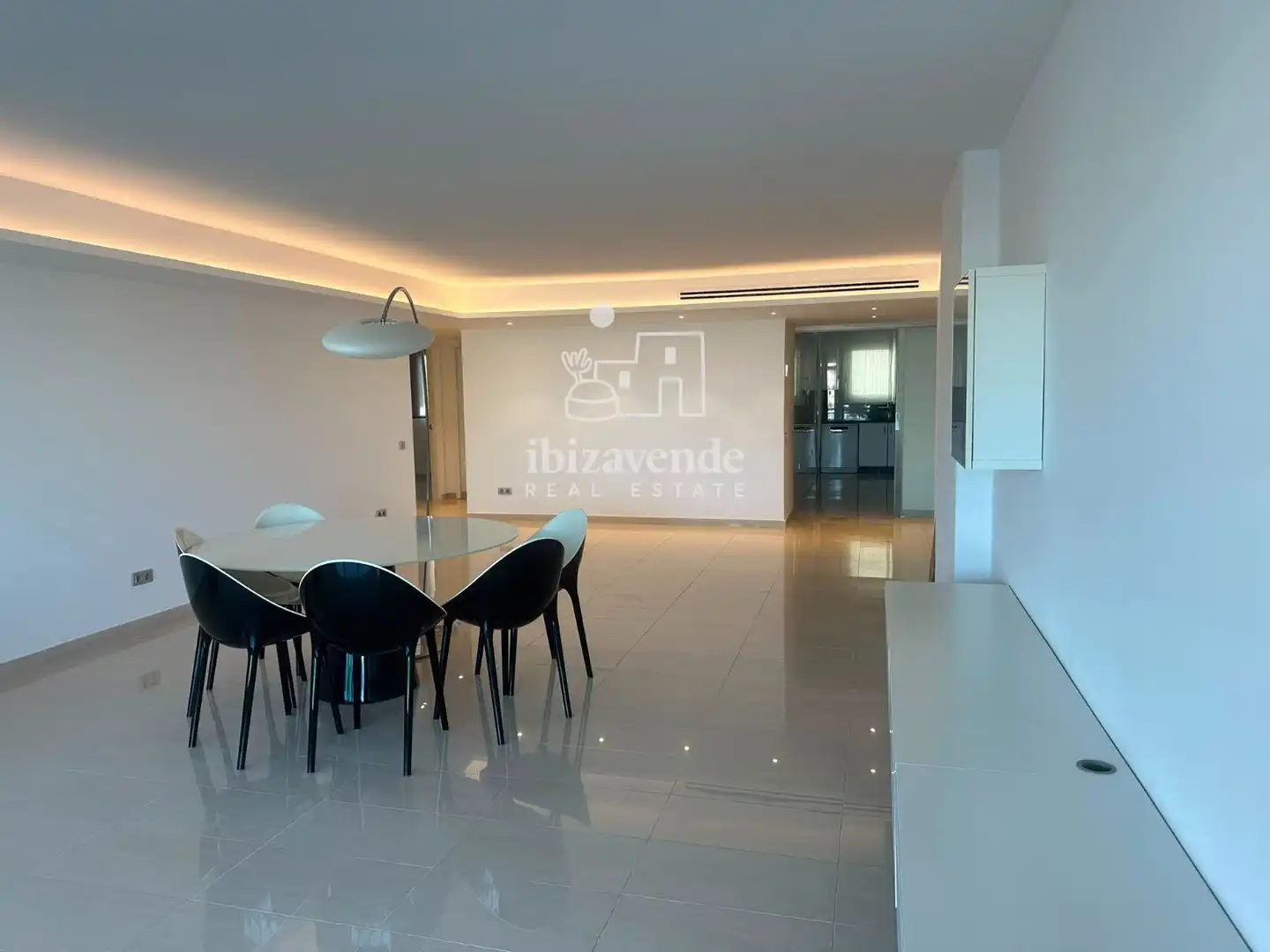Dining room of Flat for rent in Eivissa  with Air Conditioner, Terrace and Swimming Pool