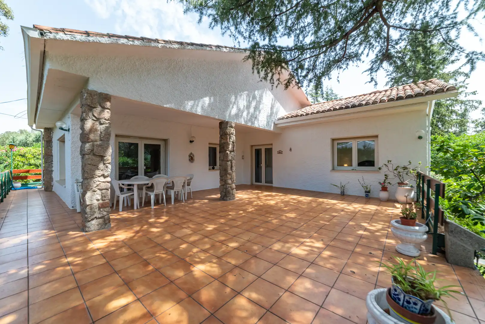 Terrassa de Casa o xalet en venda en El Escorial amb Calefacció, Jardí privat i Terrassa