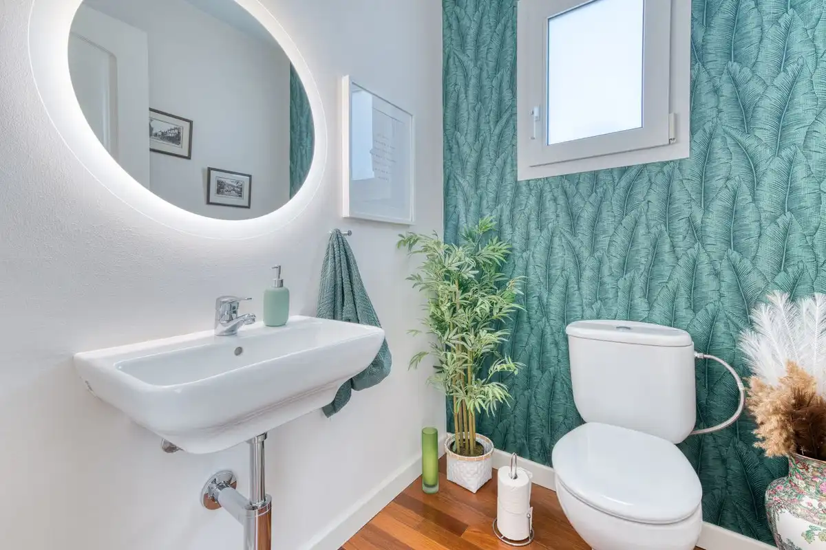 Baño de Casa o chalet en venta en Mijas con Aire acondicionado, Jardín privado y Terraza