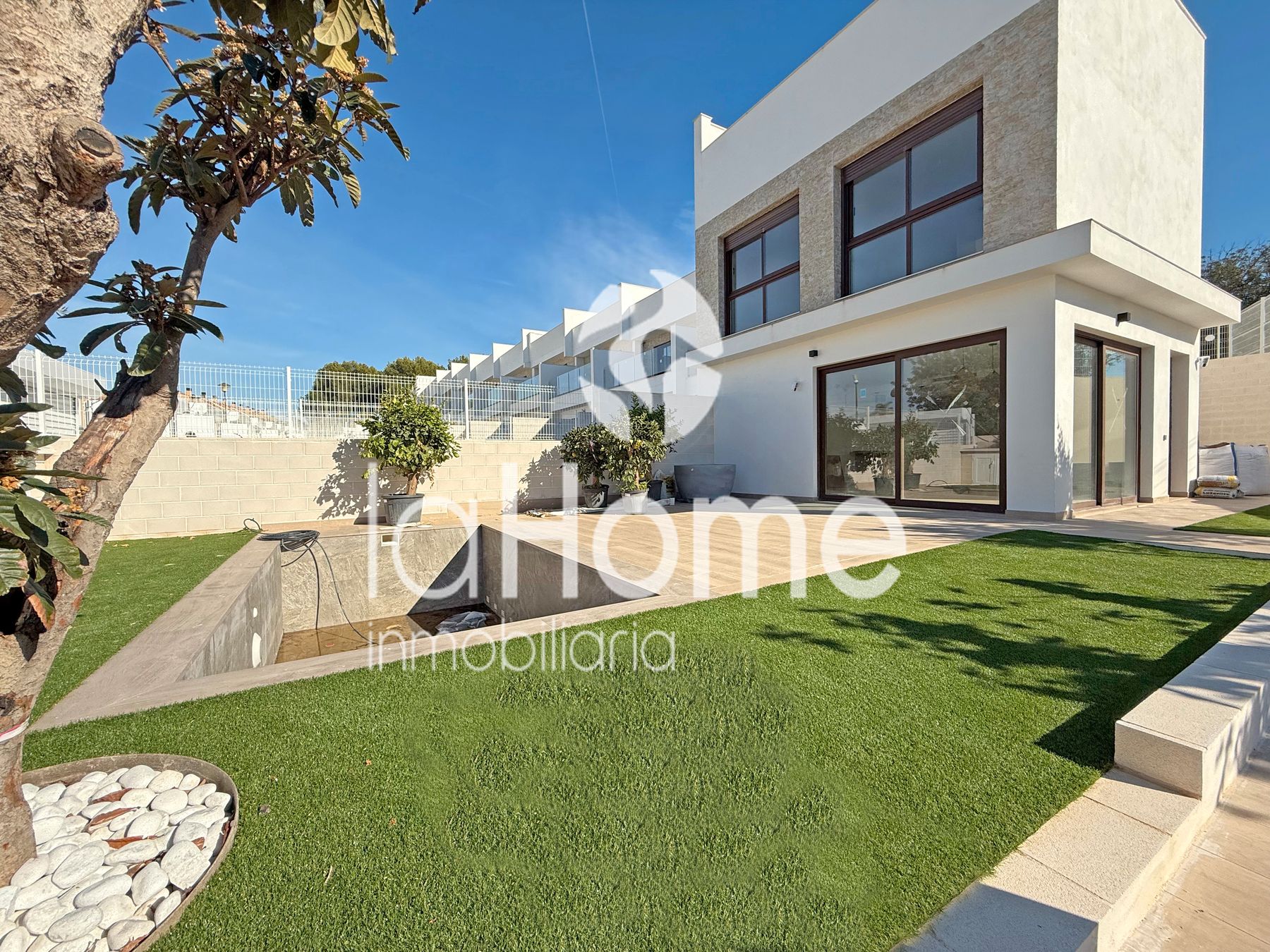 Jardí de Casa adosada de lloguer en Bétera amb Aire condicionat, Calefacció i Jardí privat