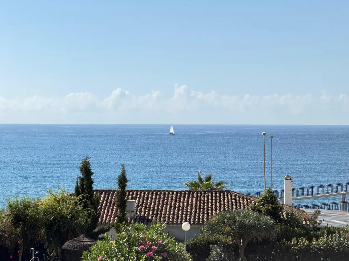 Exterior view of Flat for sale in Mijas  with Private garden, Terrace and Community pool