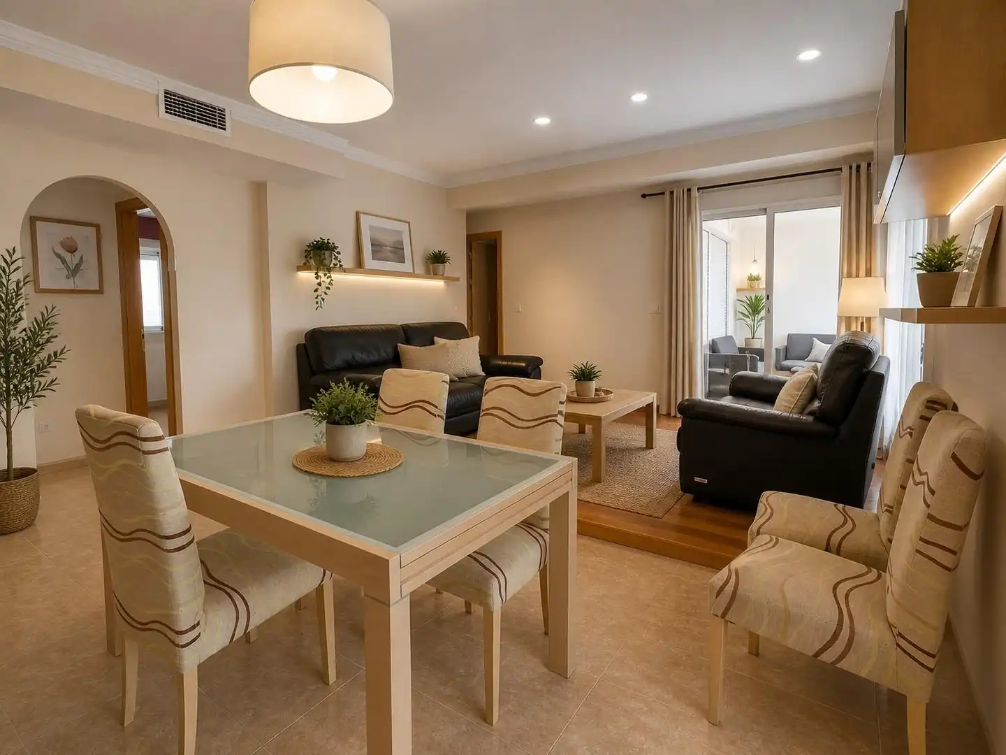 Sala de estar de Ático en venta en Guardamar del Segura con Aire acondicionado, Calefacción y Terraza