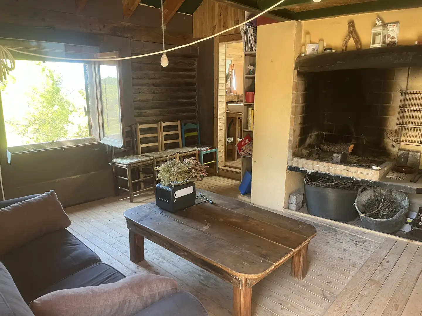 Sala de estar de Finca rústica en venta en La Pobla de Cérvoles, Lleida