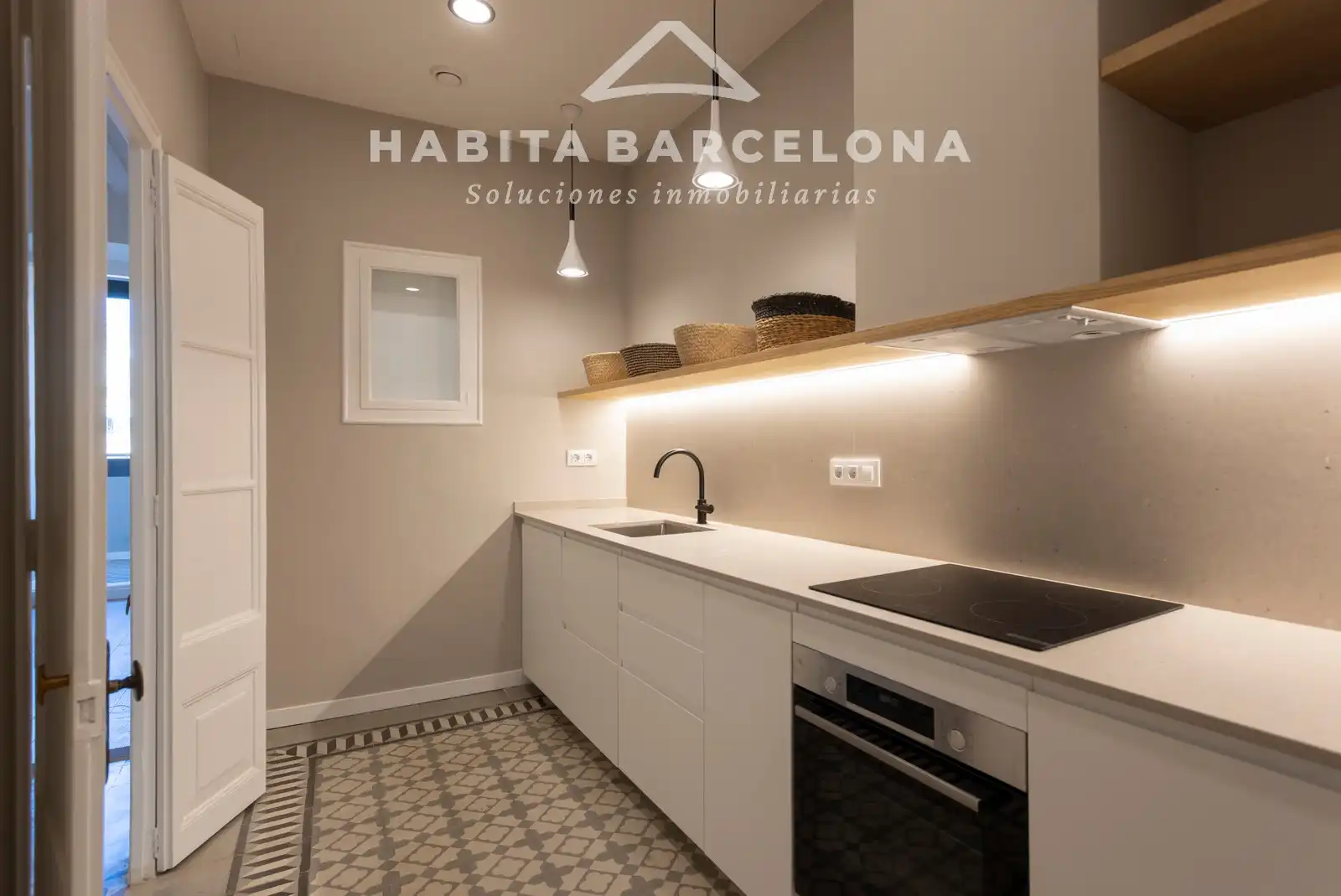 Cocina de Piso en venta en Barcelona con Aire acondicionado, Calefacción y Parquet