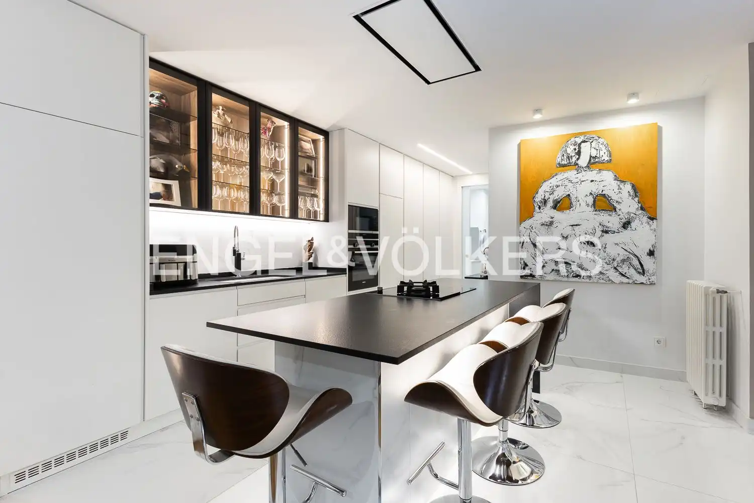 Cocina de Apartamento en venta en Valencia con Aire acondicionado, Calefacción y Parquet