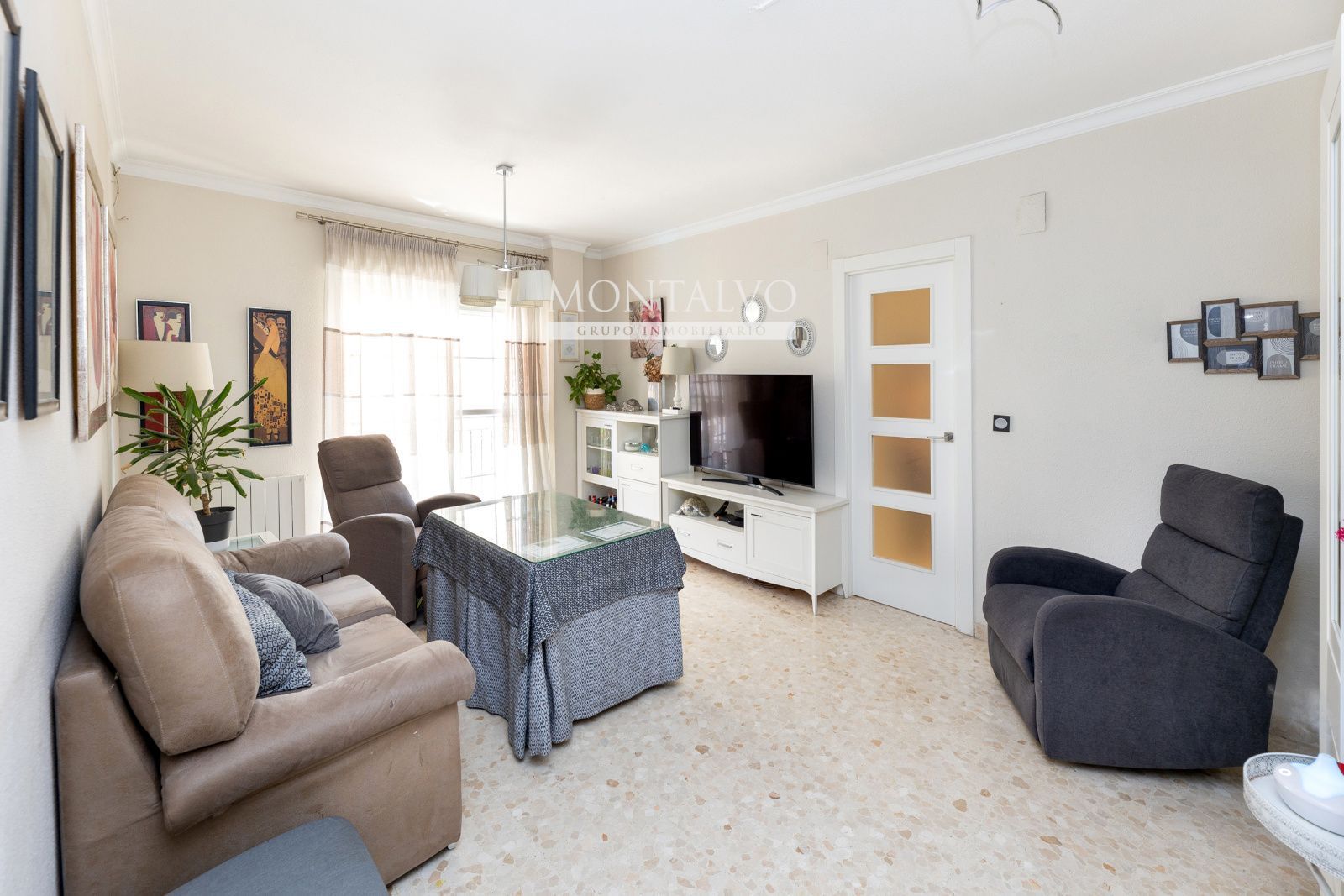 Living room of Flat for sale in Maracena  with Air Conditioner, Terrace and Storage room