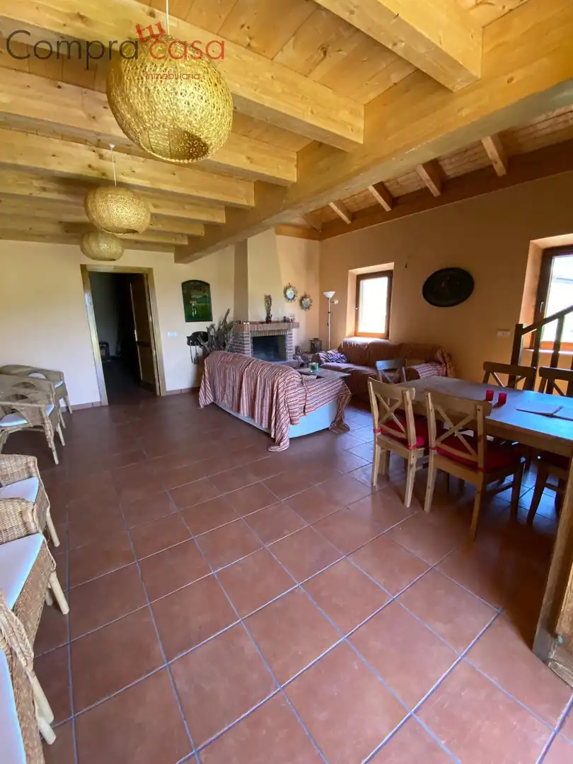 Sala de estar de Finca rústica en venta en Cercedilla con Calefacción