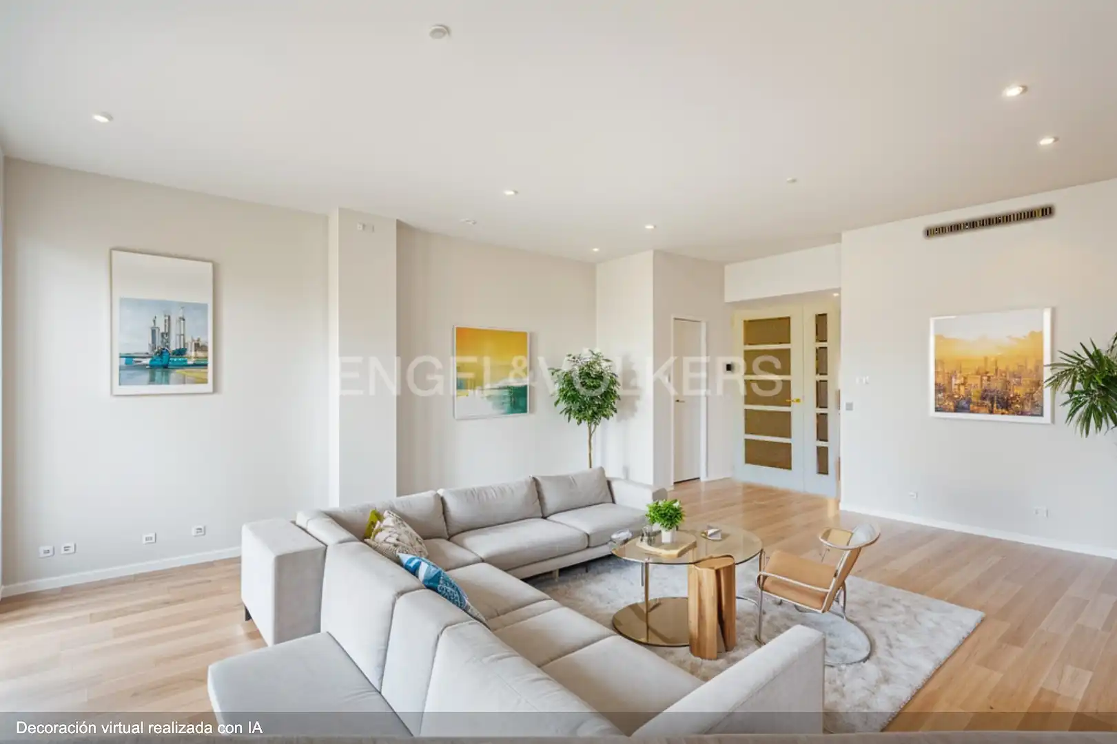 Sala de estar de Piso en venta en Sitges con Aire acondicionado, Calefacción y Terraza