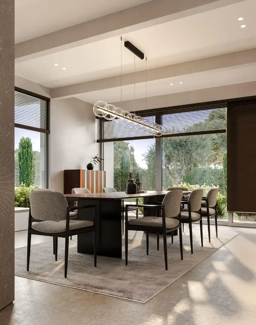 Dining room of Houses for sale in Barcelona  with Air Conditioner, Heating and Private garden
