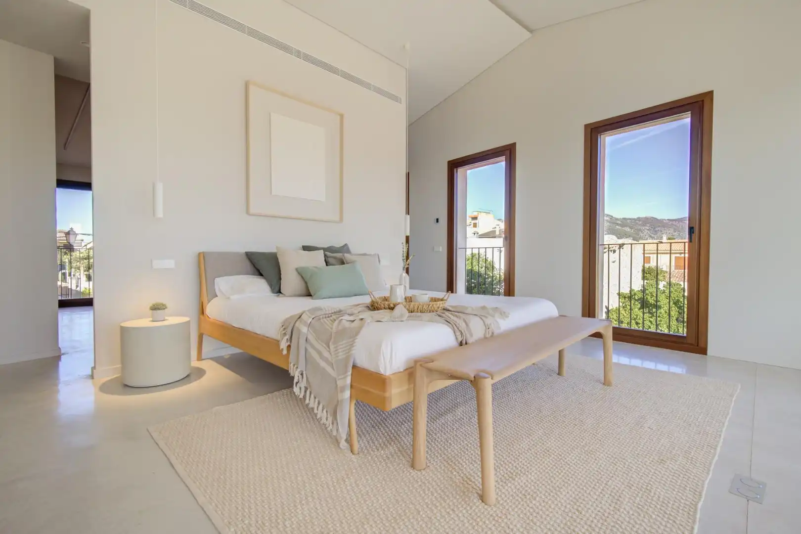 Bedroom of Houses for sale in Campanet  with Air Conditioner, Heating and Furnished