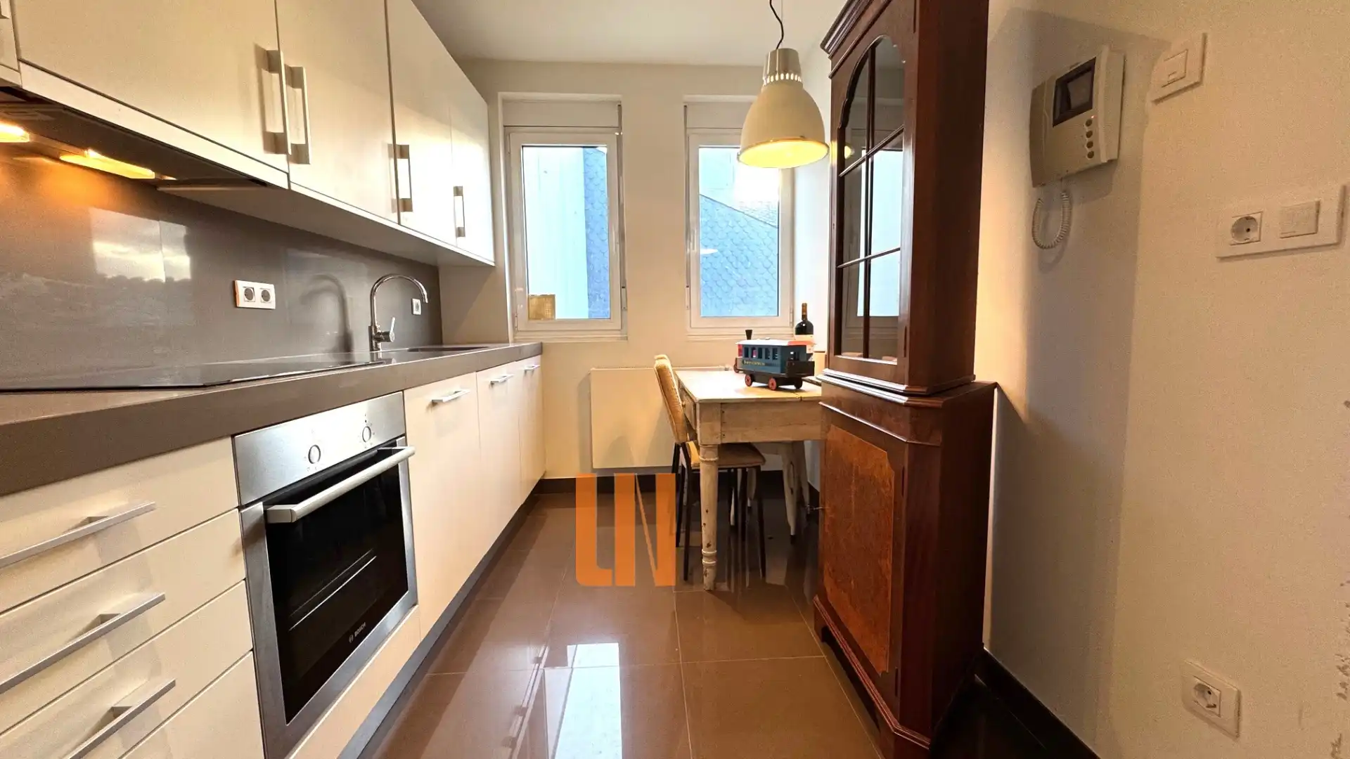 Kitchen of Flat for sale in Lugo  with Heating, Oven and Washing machine