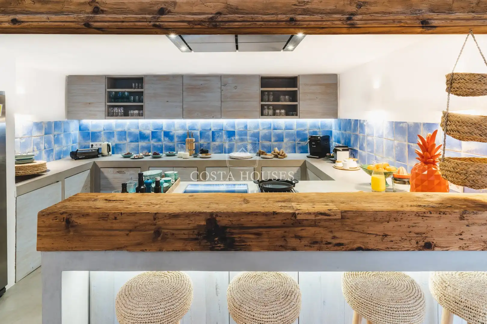 Kitchen of Houses for sale in Moraira  with Air Conditioner, Private garden and Terrace