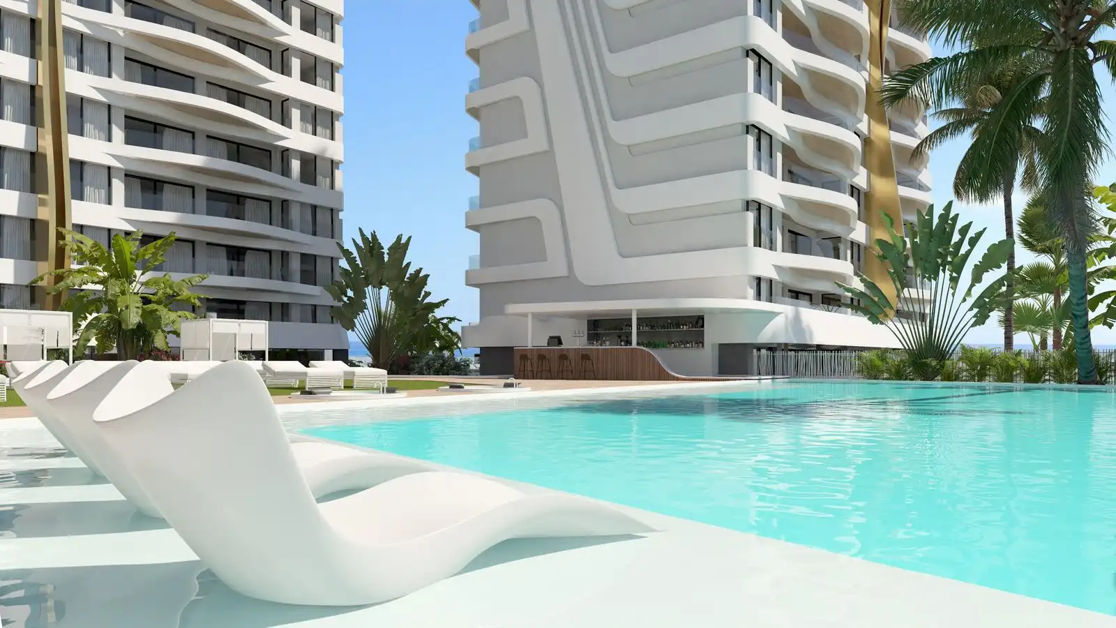 Piscina de Àtic en venda en La Manga del Mar Menor amb Jardí privat, Terrassa i Piscina comunitària