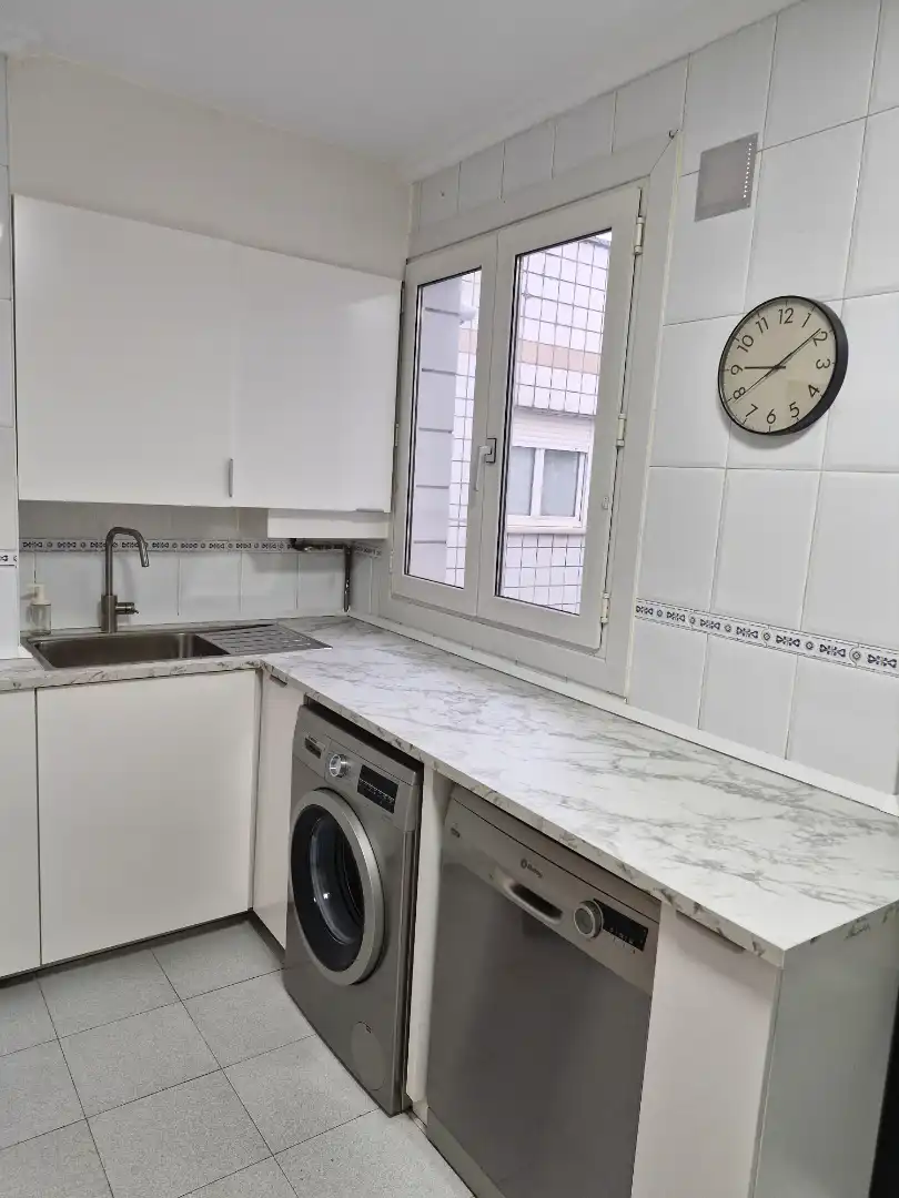 Cocina de Piso de alquiler en Bilbao  con Calefacción, Parquet y Amueblado