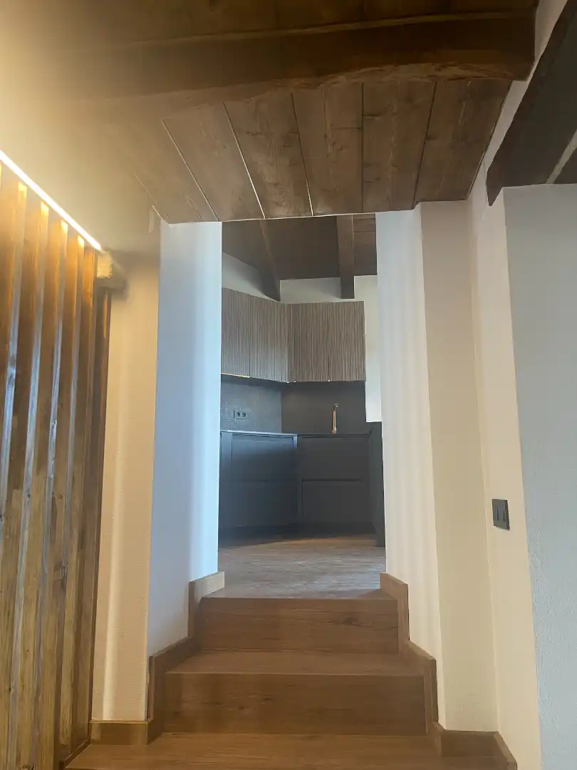 Kitchen of Houses for rent in La Vall d'en Bas  with Air Conditioner, Heating and Private garden