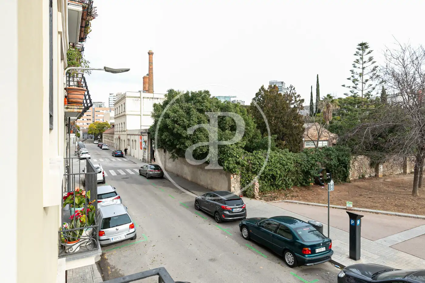 Außenansicht von Wohnung zur Miete in Barcelona mit Klimaanlage, Heizung und Möbliert