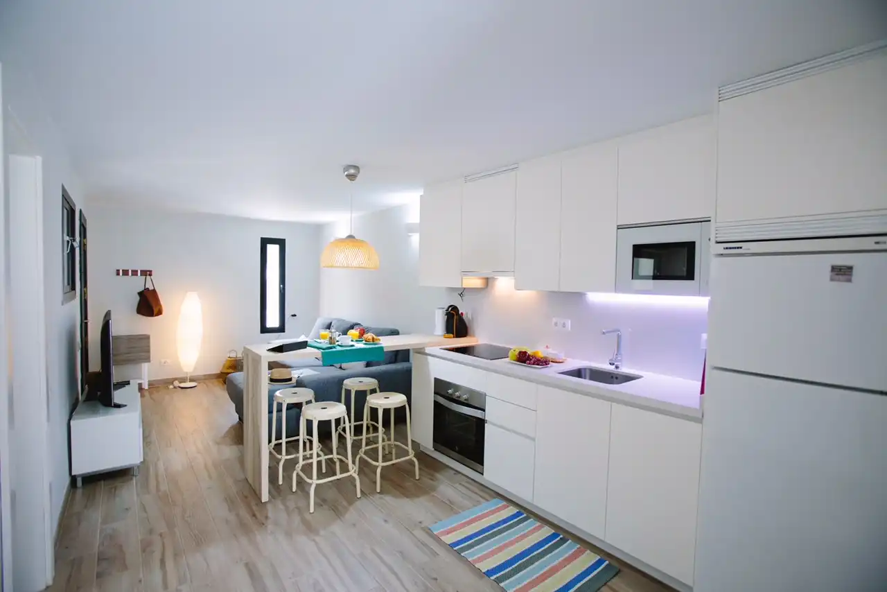 Cocina de Apartamento en venta en San Bartolomé de Tirajana con Aire acondicionado, Jardín privado y Terraza