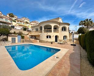Exterior view of House or chalet for sale in Benitachell / El Poble Nou de Benitatxell  with Terrace and Swimming Pool