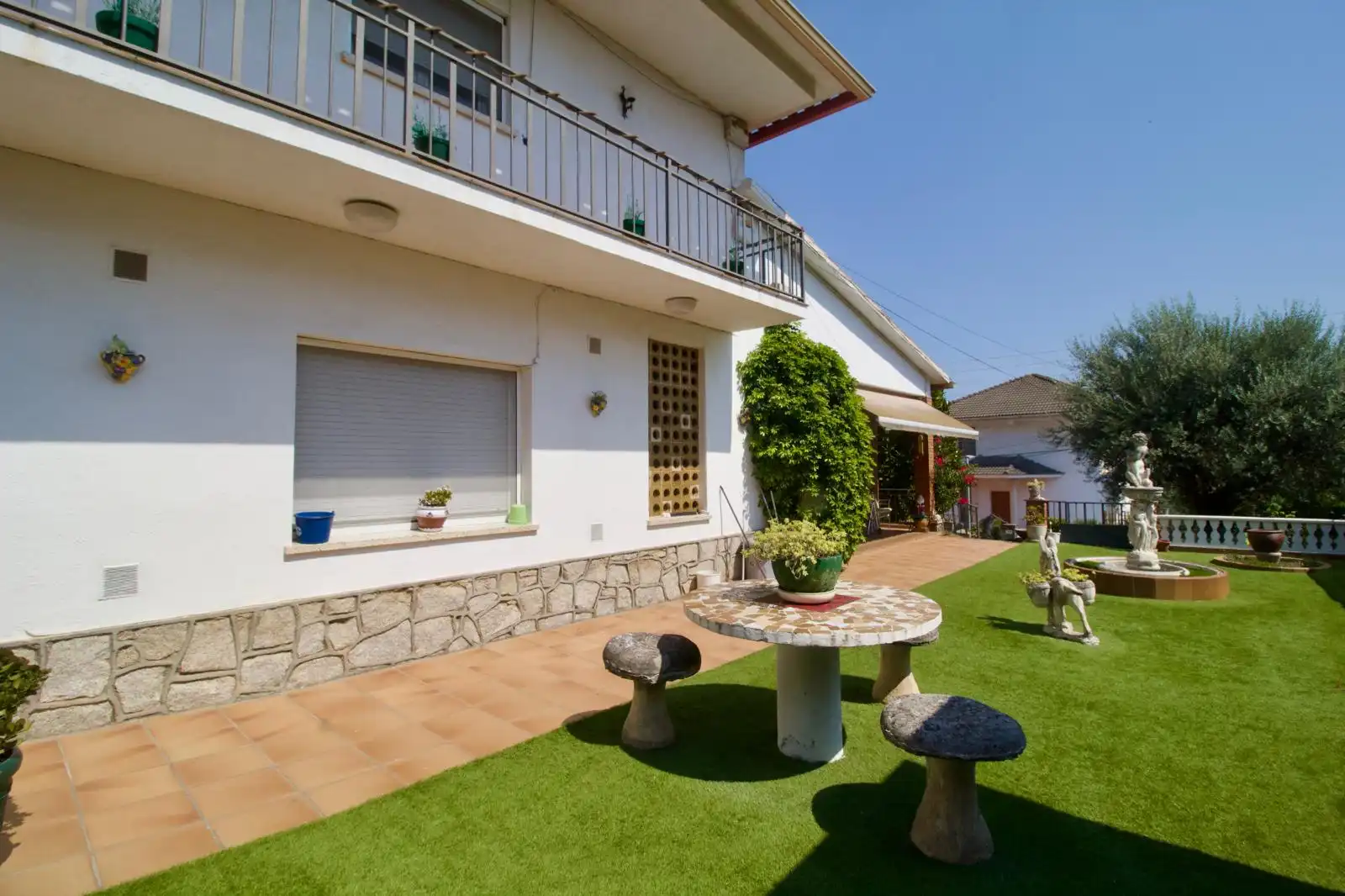Terrassa de Casa o xalet en venda en Les Franqueses del Vallès amb Aire condicionat, Calefacció i Jardí privat