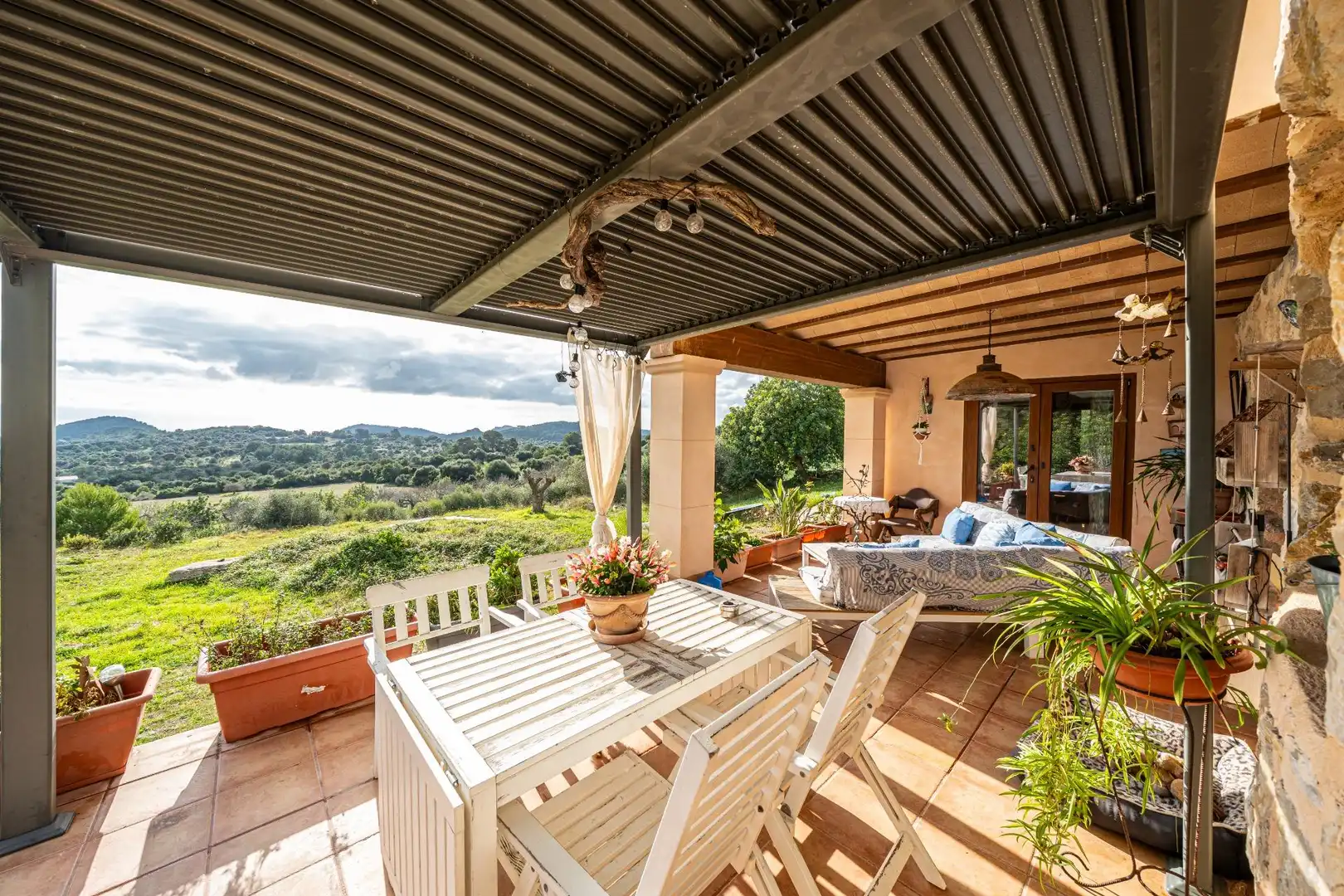 Terrace of Country homes for sale in Manacor