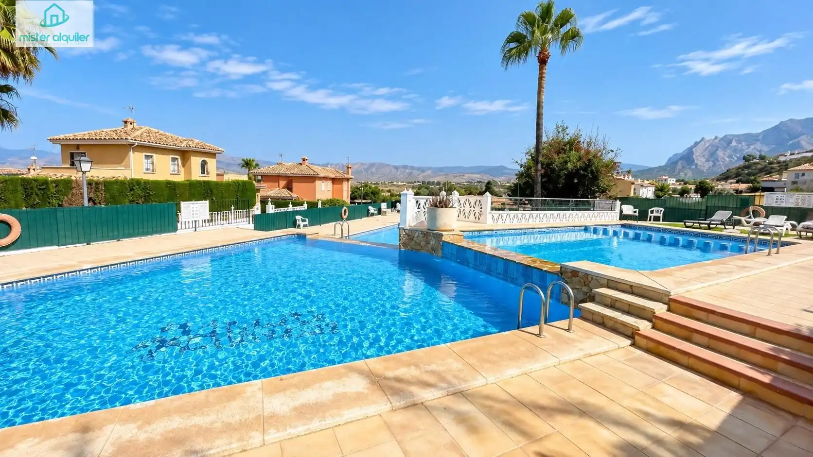 Swimming pool of Houses for rent in Busot  with Air Conditioner, Heating and Private garden