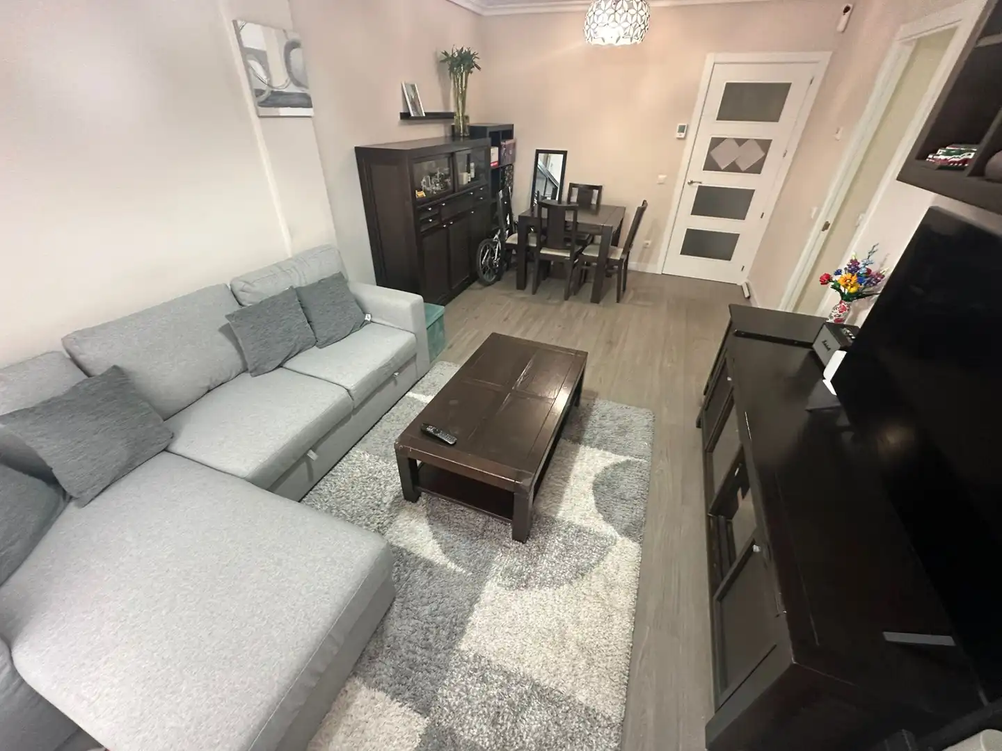 Living room of Flat for sale in Parla  with Air Conditioner and Heating