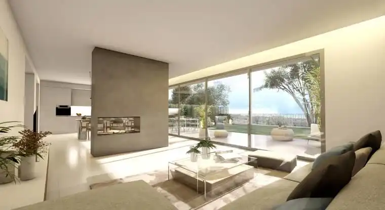 Sala de estar de Apartamento en venta en Sotogrande con Aire acondicionado, Parquet y Horno