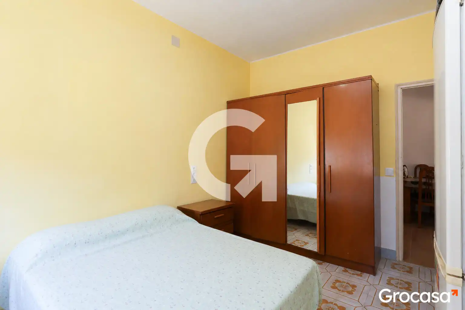 Schlafzimmer von Erdgeschoss zum Verkauf in Gavà mit Klimaanlage, Heizung und Ofen
