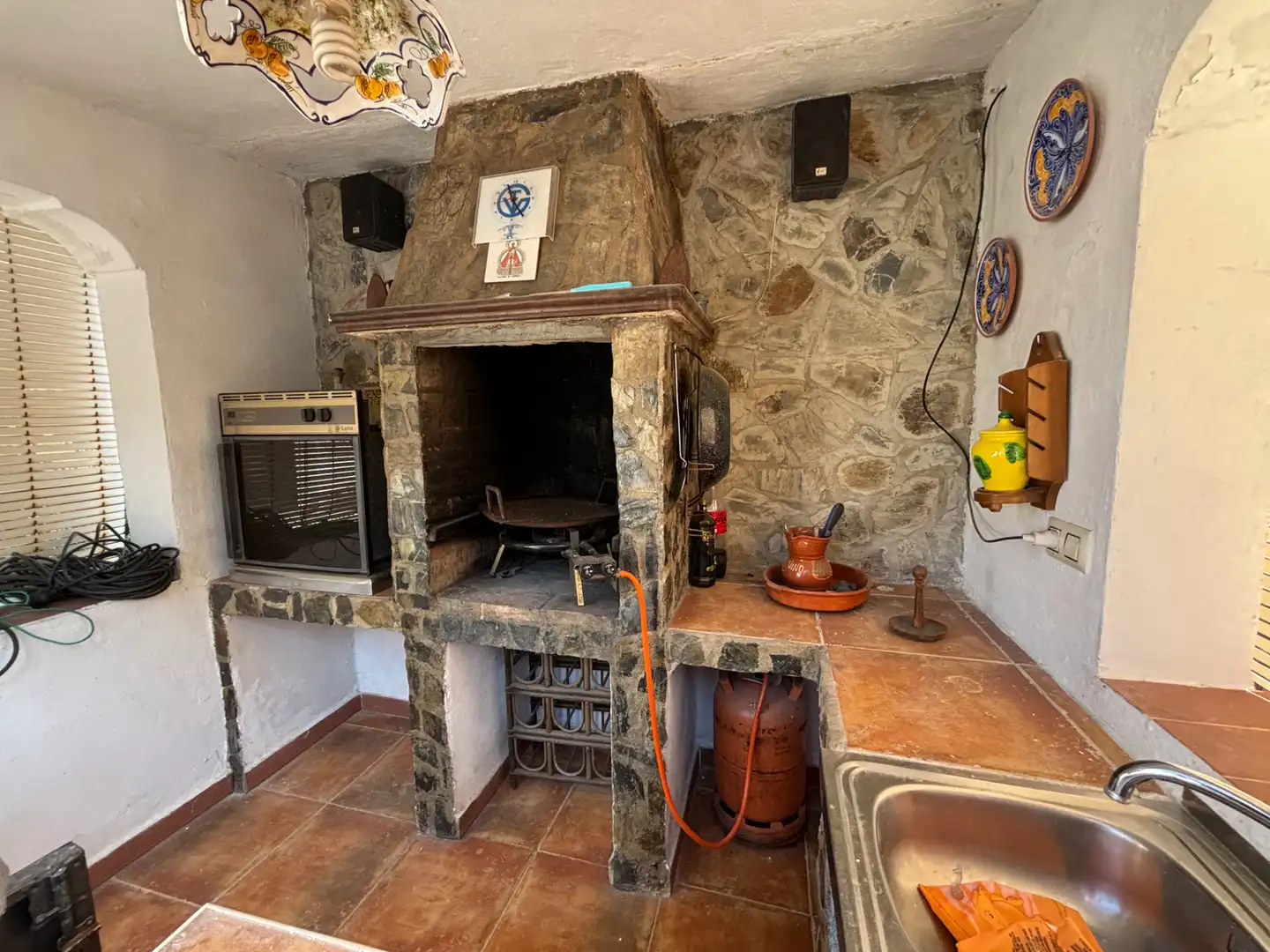 Cocina de Finca rústica en venta en Andújar con Aire acondicionado, Jardín privado y Piscina